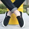 Suela de Goma Antideslizante y Resistente al Desgaste: Zapatos de Tela Old Beijing para Hombre, Zapatos de Lona Ligeros y Transpirables, Zapatos de Trabajo Cómodos y Suaves