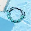 Pulsera Ojo de Concha Estilo Bohemio Nuevo Transfronteriza Cuerda de Mano Tejida de Algodón Estrella de Mar Venta Caliente Estilo Vacaciones de Playa