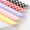Papel de Envoltura para Ramo de Flores Impermeable Papel Ouya Cuadros Verano Cuadros Florales Material de Empaque Floristería Papel para Regalo de Flores