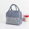 Bolso de mano Daisy Bento moda nuevo bolsillo lateral de PVC bolsa para el almuerzo bolsa de temperatura constante con película de aluminio bolsa de hielo lonchera