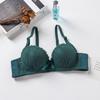 Comercio exterior nuevo ropa interior transfronteriza para mujer pecho pequeño push up encaje sujetador ajustable con aro de acero sujetador sexy en stock