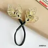 Pinza de pavo real retro de alta gama para mujer, herramienta para moño alto de flor en la parte posterior de la cabeza, clip de torsión para moño perezoso, accesorio para el cabello