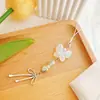Estilo Sencillo Mariposa de Destello Fino Aleación de Plata Cadena Colgante para Libreta de Mano Cadena para Teléfono Móvil Cadena Colgante para Libro de Tarjetas Decoración Colgante para Tarjetero