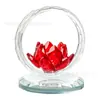 Amazon Leve Luxo Decoração Suave Enfeites de Cristal Casa Sala de Estar Círculo Rosa Buquê de Casamento Suprimentos para Seu Amante