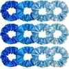 Scrunchies de tecido acetinado de 40 cores, transfronteiriços europeus e americanos, elásticos de cabelo Amazon, faixas elásticas, acessórios de cabelo da moda