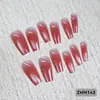 24 PIEZAS Colección de Arte para Uñas Bestseller Transfronterizo Navidad Halloween Flor Uñas Portátiles Ojo de Gato Halloween Piezas de Uñas Portátiles