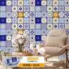Pegatinas Retro Bohemias Autoadhesivas Impermeables y a Prueba de Moho Pegatinas de Pared Decoración de Renovación de Paredes de Dormitorio Papel Tapiz Ecológico