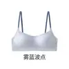 Roupa íntima feminina Xiaohongshu original, decote baixo, estampa de bolinhas, alças finas, sem costura, costas bonitas, push-up, sutiã sem aro