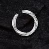 Anillo Mobius bicolor de alta calidad Diseño nicho Moda Personalidad Anillo Ins Estilo frío Todo-combinable Anillo de dedo