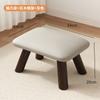 Venta al por mayor Taburete pequeño de madera maciza para el hogar, Banco bajo, Taburete para sofá con bolsa suave para sala de estar, Taburete para cambiar zapatos en la puerta, Taburete cuadrado, Taburete para niños