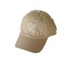 Gorra de Béisbol Coreana de Copa Blanda con Letras Bordadas para Mujer Nueva Reductora de Edad Cara Pequeña Combinable Parasol Casual de Algodón para Hombre
