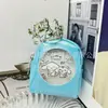 Nova Bolsa Escolar Pequena de PVC Porta-Moedas Janela Criativa Estilo Melodia Kuromi Chaveiro de Desenho Animado Bolsa de Mão