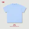 Camiseta Masculina Básica Estilo Americano Bk Cooling Cor Sólida 235g Algodão Puro Manga Curta, Casual Solta Tendência Marca Masculina Manga Curta.