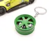 Llavero de Cubo de Rueda Te37 Bbs de Comercio Exterior Transfronterizo, Cubo de Rueda Metálico para Modificación de Ventilador de Coche, Colgante de Coche con Disco de Freno