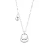 Collar de Plata de Ley S925 con Cuentas y Pepita de Plata para Mujer Versión Coreana Ins Exquisito Simple de Nicho Versátil Cadena para Clavícula que Atrae la Riqueza para Mujeres