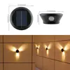 Luces Solares de Lavado de Pared para Exteriores, Iluminación de Terraza de Jardín, Luces Decorativas de Ambiente, Luces de Paisaje, Luces Solares para Patio