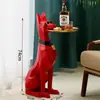 Adornos de Perro Celebridad de Internet Lujo Accesible Sala de Estar de Gama Alta Mueble de TV Mesa de Café de Entrada Regalo de Inauguración de Casa Nuevo Hogar Regalo para Ventana