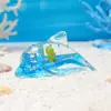 Delfín de Dibujos Animados Mundo Submarino del Océano Adornos Creativos de Líquido Aceitoso Regalo Conmemorativo para Niños Botella de Arena Movediza para Acuario