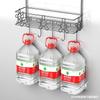 Suministros de Cocina Multifuncional Colección Doméstica Pared Lateral Estante de Almacenamiento de Envoltura de Plástico Estante de Almacenamiento para Refrigerador Estante Lateral Colgante Multicapa