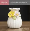Flores de Cerámica Recogidas a Mano, Mini Jarrones Hidropónicos Creativos, Mesas de Café, Recipientes Pequeños para Flores Frescas, Adornos Decorativos, Arreglos Florales para Sala de Estar