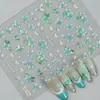 Nuevos Pegatinas para Uñas Redanco 5D en Relieve Estilo Ins Flor de Luz Calcomanías para Uñas Estéreo Dr-1034