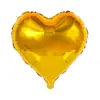 10 pulgadas Versión Ligera Transfronterizo Corazón Estrella de Cinco Puntas Decoración Fiesta de Cumpleaños Suministros Puesto de Piso Globo de Película de Aluminio