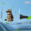 Lindo Clip de Perfume para Ventilación de Coche de Gato Gatito Acrílico Decoración de Coche Accesorio de Interior Adorno de Fragancia
