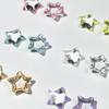 Resina prego diamante jóias lote misto mocha estrela plana diamante rosa estrela de cinco pontas DIY brincos acessórios para unhas