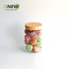 Pote Selado para Alimentos 510ml Calibre 75 Garrafa Plástica Transparente Pote com Embalagem Fácil de Abrir Chá Aromatizado Biscoito Pote Plástico