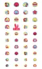 Nuevos stickers de uñas impermeables autoadhesivos para niños, stickers completos, divertidos stickers de uñas de sirena de dibujos animados, venta al por mayor de stickers de uñas