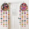Banderines Personalizados Transfronterizos para Fiesta Mexicana del Día de Muertos, Decoraciones Personalizadas del Día de Muertos, Accesorios para Fotos, Decoraciones Espirales