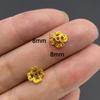 Accesorios de joyería de aleación DIY pétalos huecos soporte de flores cuentas espaciadoras para pulsera cuentas de posicionamiento material de capullo de flor V149