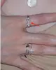 Artículo Popular de Xiaohongshu: Anillo Combinable Apilable de Diamantes con Lazo y Cruz Completa de Diamantes, Disponible para Dropshipping