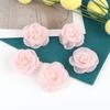 Nueva Flor de Camelia Artificial Súper Hada con Perlas de Gasa Flor de Gasa para Manualidades Accesorios para el Cabello Decoración de Pulseras Accesorios para la Ropa Flor de Gasa