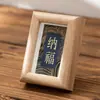 Mini Porta-Retrato de Mesa Song Jin Pintura Caligráfica Núcleo Porta-Retrato Cartão Decorativo Moldura para Fotos Estilo Chinês Ornamentos de Bom Presságio Não