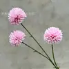 Pó de rosa auditório de casamento sala de casamento flor de simulação de casamento vermelho rosa rosa flor de fundo decorativa flor artificial atacado