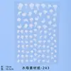 Molde de Resina de Cristal DIY de Amapola, Pegatinas de Materiales de Flores Variadas, Materiales de Resina, Rellenos de Resina, Impresión