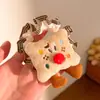 Laço de Cabelo de Pelúcia Ursinho Desenho Animado Fofo para Meninas, Corda Doce para Rabo de Cavalo, Elástico de Boneca Acessórios de Cabelo Atacado
