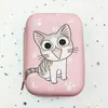 Cabo de Dados Carregador Bolsa de Cosméticos Caixa de Armazenamento para Cabo de Fone de Ouvido Bolsa de Mão Fofa de Desenho Animado Pode Ser Adicionada com Logo