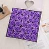 Nueva Rosa del Día de San Valentín 520 Engrosada de 5 capas Color Cabeza de Flor Grande Flor de Jabón Flor Inmortal Caja de Regalo Material para Ramo
