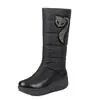 Botas tamanho 40-44 botas de neve comércio exterior sapatos femininos novas botas femininas sola grossa botas de algodão botas de pluma uma geração de pelo