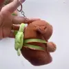Celebridad de internet lindo capibara capibara colgante peluche juguete muñeca bolsa colgante llavero Muñeca Muñeca