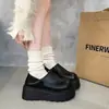 Zapatos de Tacón Oculto para Personas Bajas, de Punta Cerrada, para Mujer, de Uso Exterior, Nuevo Estilo Otoño 2026, Zapatos de Plataforma Gruesa sin Cordones estilo Birkenstock, Mocasines de Doble Uso