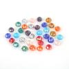 Contas Soltas Facetadas de Cristal de Vidro de 8mm Contas Chatas Feitas à Mão DIY Pulseira Colar Acessórios de Joalheria Fabricante Atacado