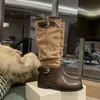 Botas de Cavaleiro da Moda Femininas 2026 Estilo Coreano Tendência Chique Versátil Nova Para Pessoas Baixas Aumento de Altura Salto Embutido Botas Longas