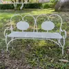 Piso de Patio de Hierro Decorativo Europeo Silla para Niños Soporte para Flores de Exterior Balcón Plegable Respaldo Banco Soporte para Macetas