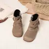 Botas Curtas Estilo Coreano para Crianças 2026 Outono/Inverno Novas Botas Capa Zíper Lateral Botas Individuais de Princesa Botas Martin para Meninas