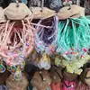 Pulseras Tejidas de Cuerda con Colgante de Piedra de Río Pura Hechas a Mano al por Mayor, Varios Estilos de Pulseras, Joyería al por Mayor con Pulsera de Hilo Rojo