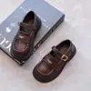 Versión Coreana 2025 Primavera y Otoño Nuevos Zapatos para Niñas Pequeñas, Mocasines de Suela Blanda, Mocasines de Moda Tendencia para Niñas