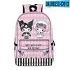3D Nuevo Producto Impreso Periférico Sanrio Kuromi Kuromi Mochila Escolar Mochila Gran Capacidad Mochila Totalmente Impresa